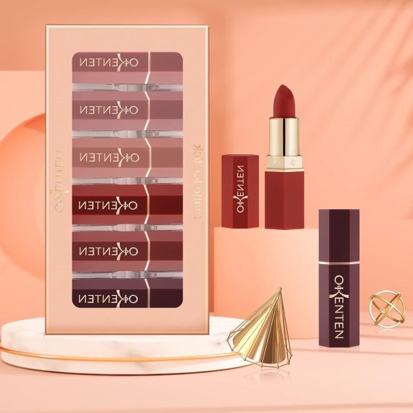 6 Pcs High Pigmented Lipstick Pack – Creamy Formula