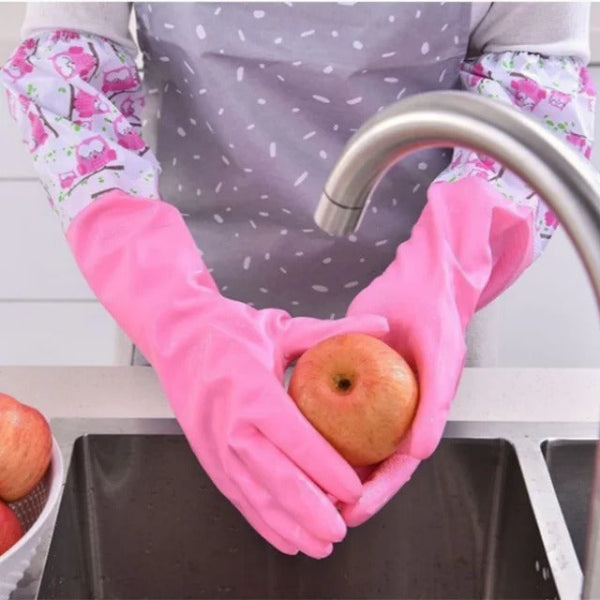 Extra Long Washing / Cleaning Waterproof Rubber Gloves