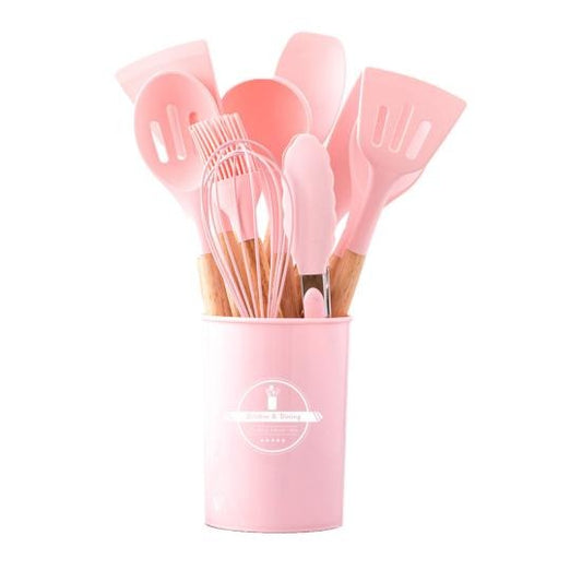 12 Pcs Silicone Cooking Utensils Kitchen Utensil Set