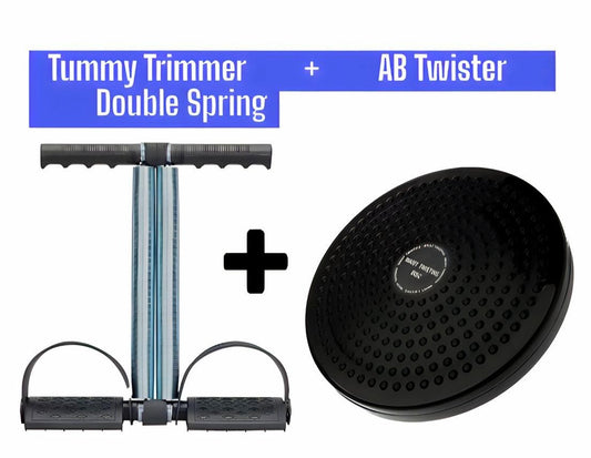 2 in 1 deal Tummy trimmer + Twister plate