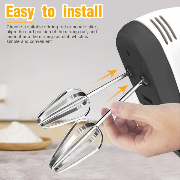 Electric Hand Mixer with 7-Speed Levels