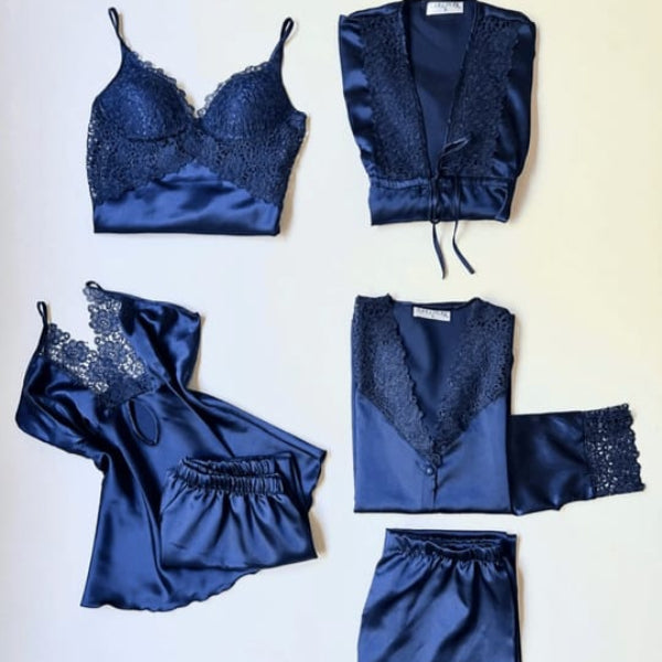 6 Pcs Women’s Nighty Set – Comfortable Sleepwear & Lounge Wear Collection