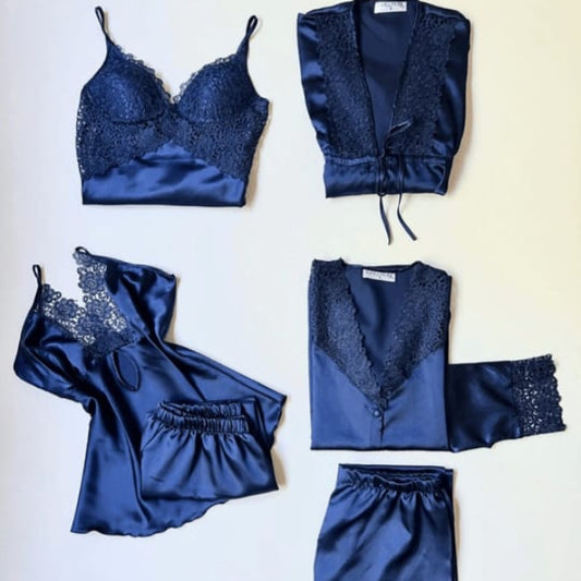 6 Pcs Women’s Nighty Set – Comfortable Sleepwear & Lounge Wear Collection