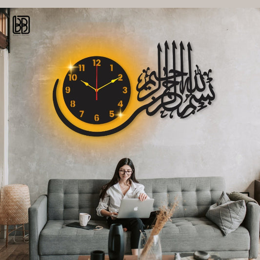 Creative Wooden Wall Clock DIY Design