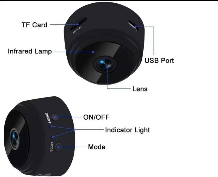 A9 Mini WiFi Camera Night Vision