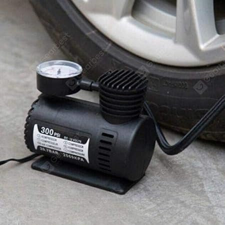 Mini 12 V 300 PSI Car Air Pump / Portable Electric Tyre Compressor