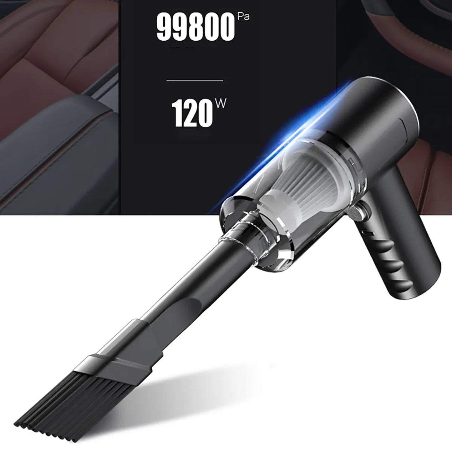 3 in 1 Portable Vacuum Cleaner Duster Blower Air Pump Wireless