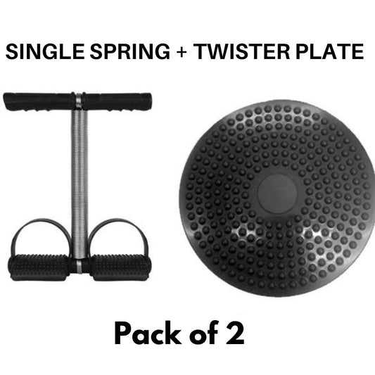 2 in 1 deal Tummy trimmer + Twister plate
