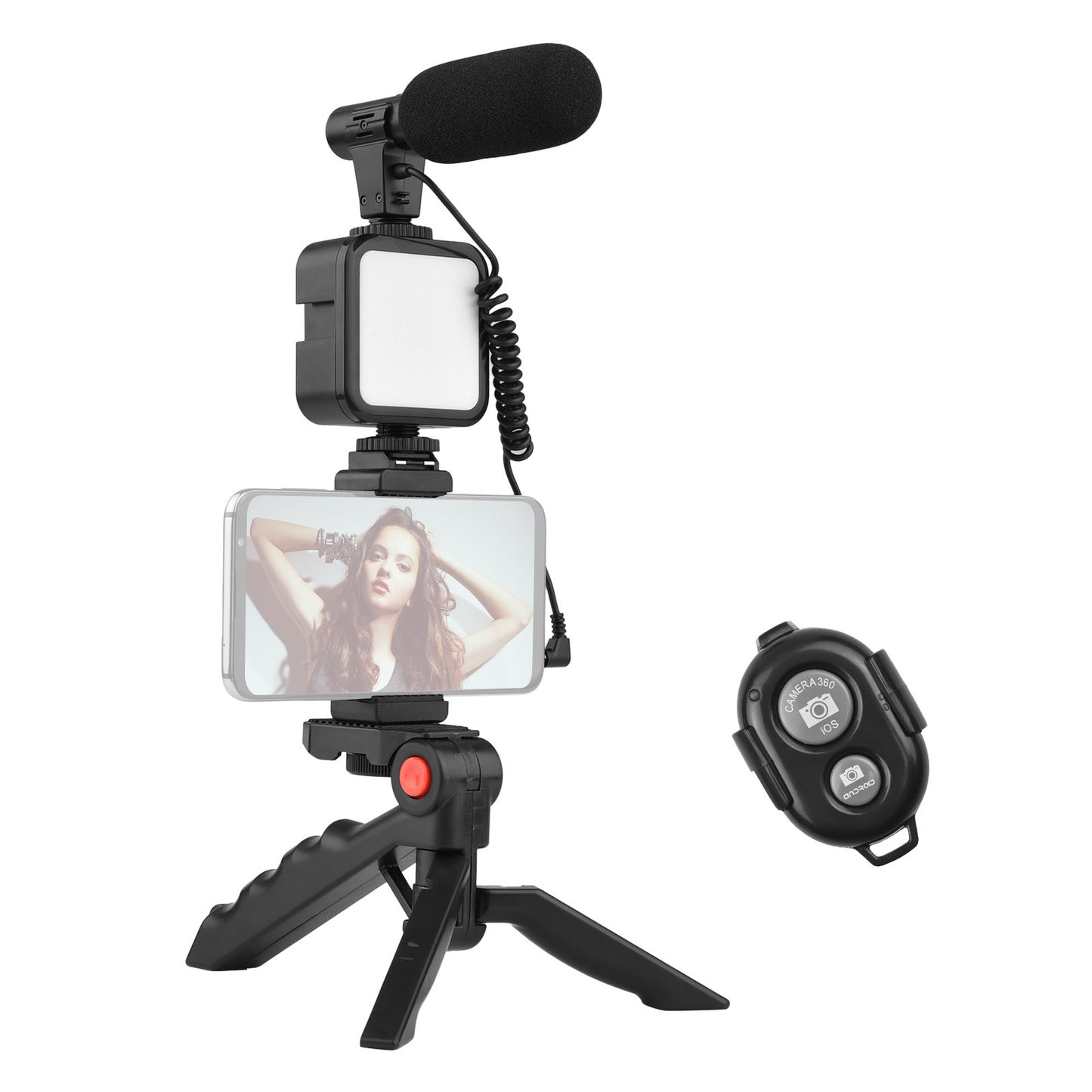 Vloging Video Making AY49 for Smartphone and Camera Vlogging Video Making Kit