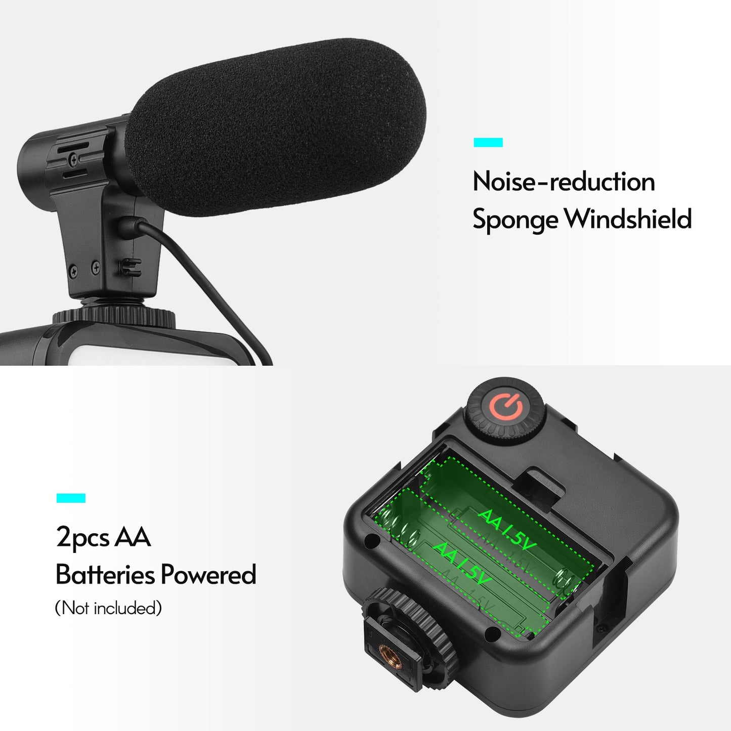 Vloging Video Making AY49 for Smartphone and Camera Vlogging Video Making Kit