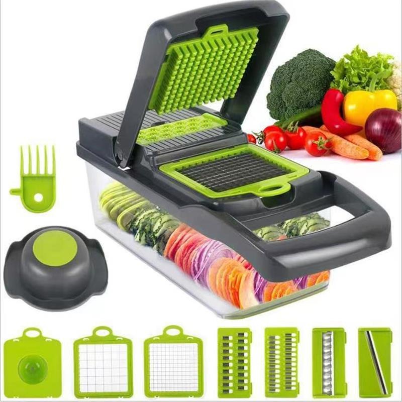 Multifunctional Vegetable Chopper Slicer Shredder