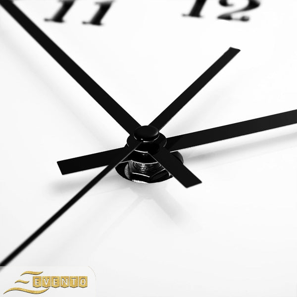 EVENTO Wall Clock 3D 24 inches Wooden DIY Design Decoration for home, office, gift