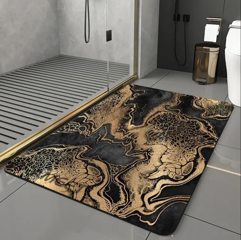 Dazzin - Bathroom Mat - Super Water Absorbent - Quick Drying Water Soak