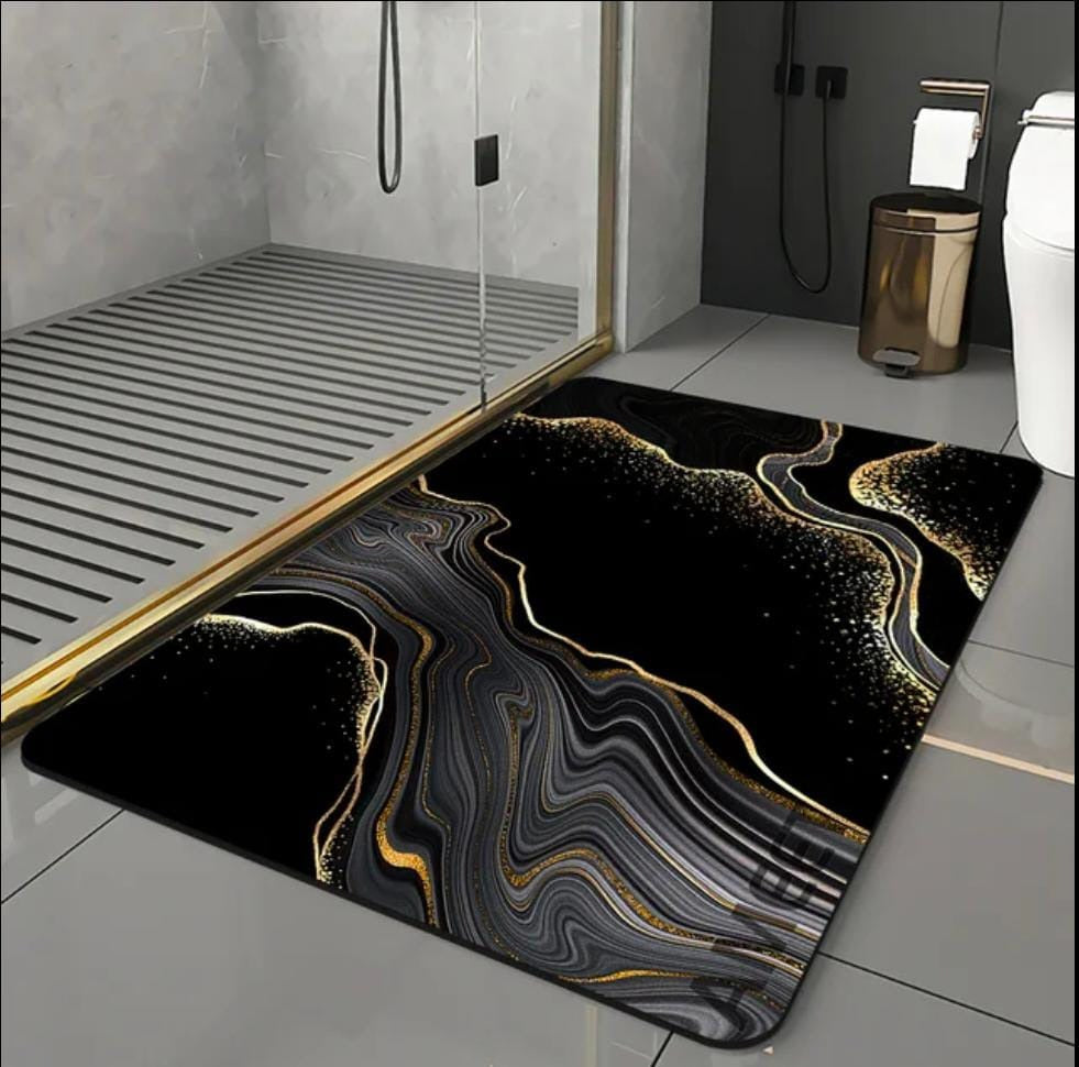 Dazzin - Bathroom Mat - Super Water Absorbent - Quick Drying Water Soak