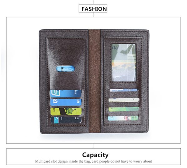 Men Leather Wallets Business| Card Holder |Purse