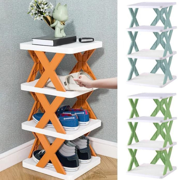5-Layer Multi-Functional X Rack – Space-Saving Organizer Shelf for Home