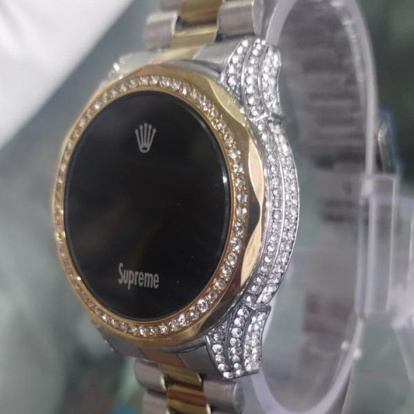 Women Watch Fashion Ladies Watches Full Diamond Touch Screen Led Digital